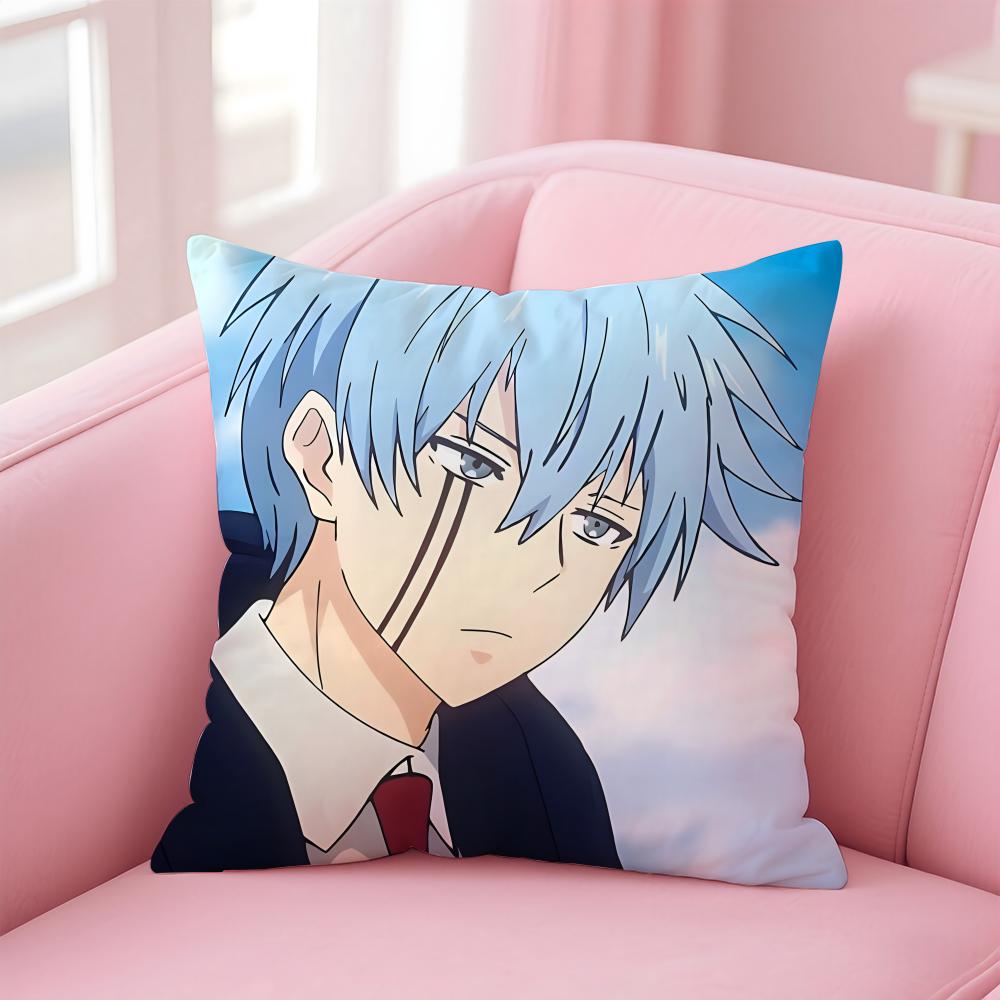 anime Mashle Magic and Muscles Cushion Cover Comfortable Reversible Pillow Cover Ideal for Car Sofa Bedroom & Beyond