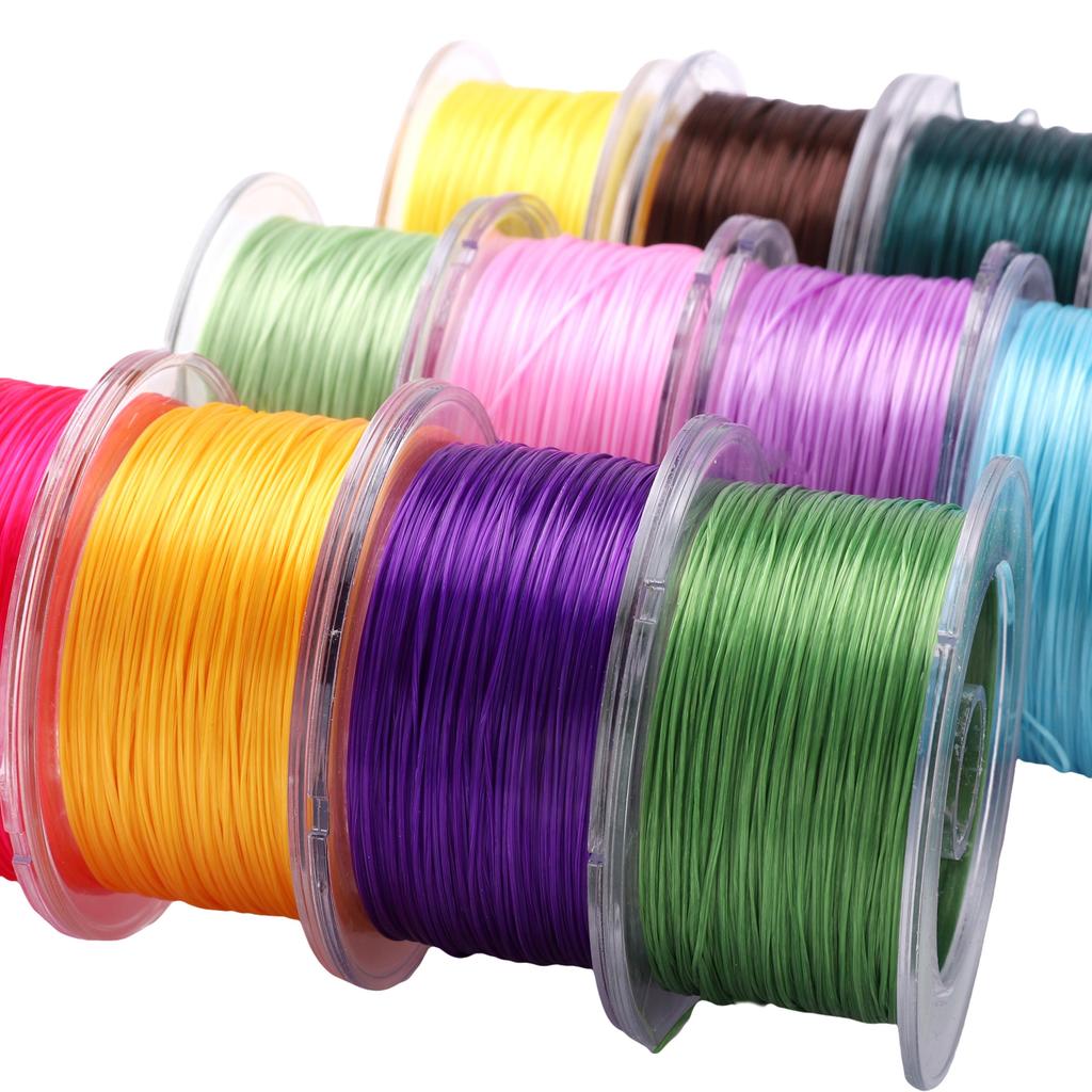 50-100Meter Elastic Line Thread Round Crystal Line Nylon Rubber Stretchy Cord For Jewelry Making Beading Bracelet