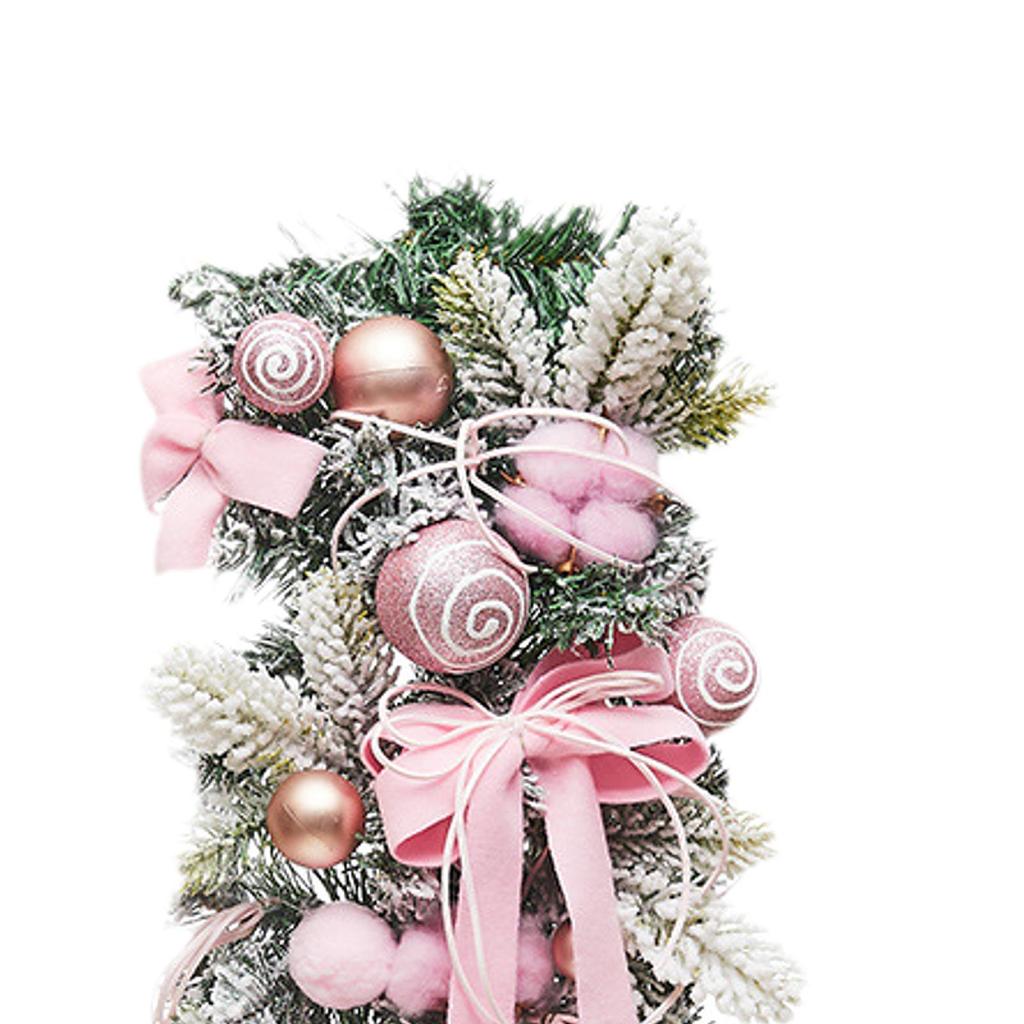 Christmas Stairway Swag with Lights Decorative Teardrop Swag Wreath for Background Wall Home Fireplace Mantle Window Outdoor