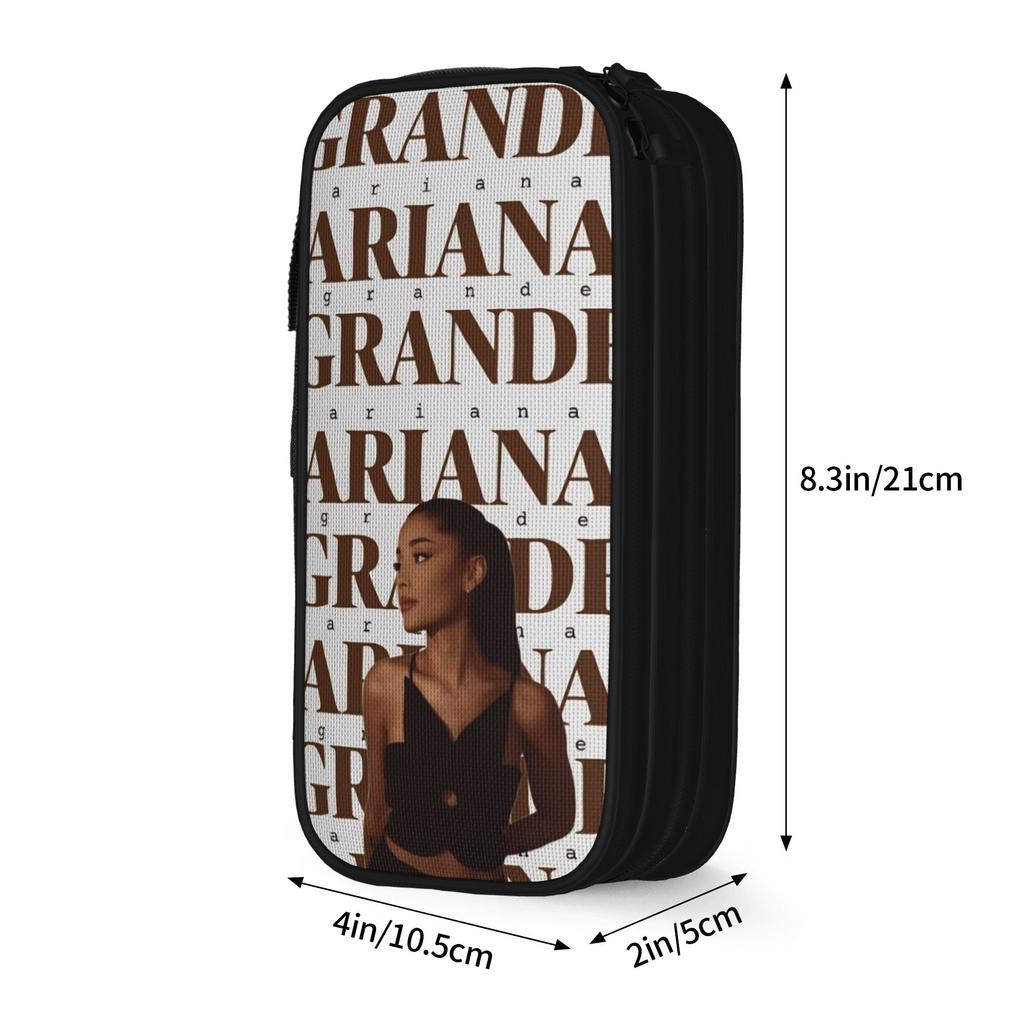 Ariana Grande New Album Petal 2026 Pencil Case Double Layer Large Capacity Office Accessories Pencil Box Gift