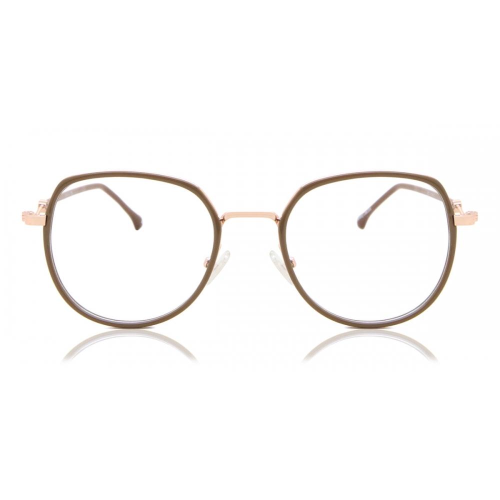 

Full Rim Oval Brown Rose Gold Smartbuy Collection Falk Mtr 92c Fashion Unisex Eyeglasses Brown Rose Gold/50