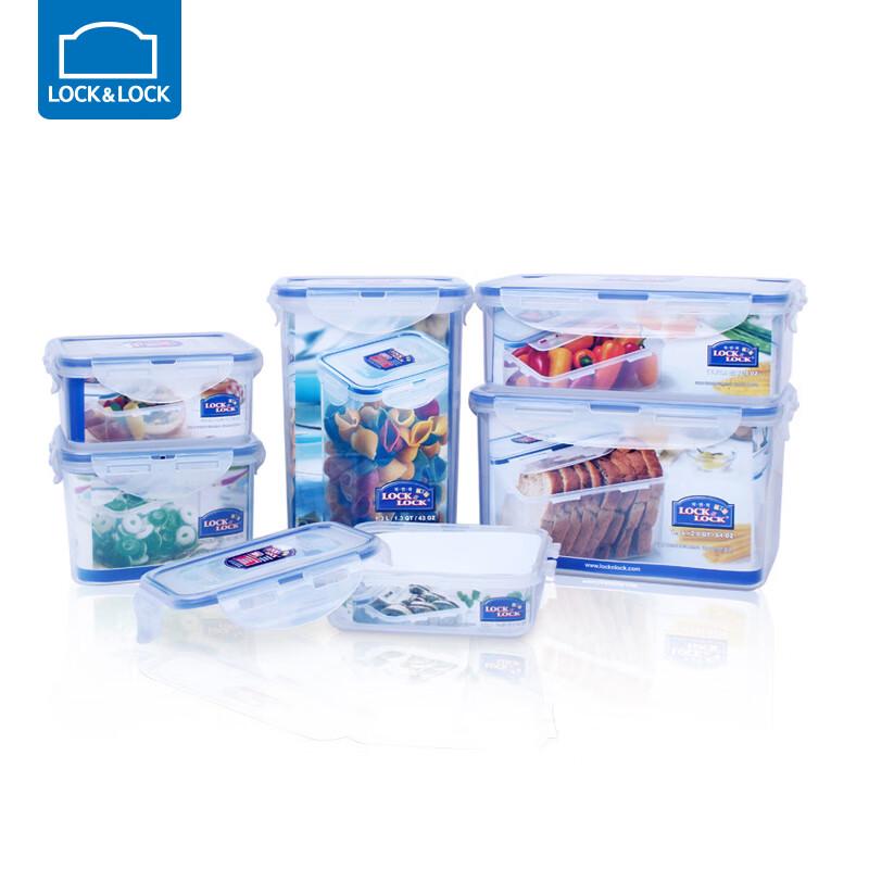LocknLock HPL818S001 6-Piece High Borosilicate Glass Food Container Set