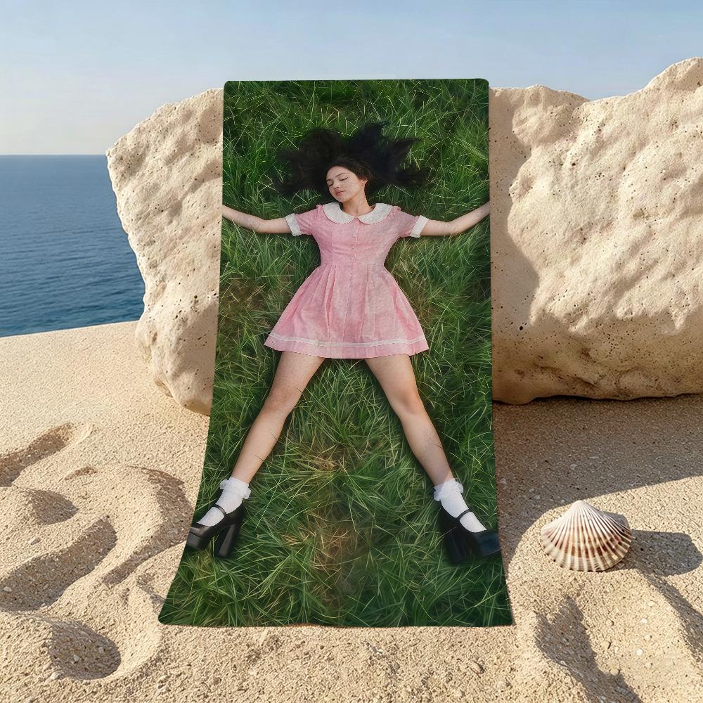 Singers O-Olivia R-Rodrigo Seem Pretty Sad for a Girl So In Love Beach Towel For Beaches Yoga Studios Gyms Hot Springs Swimming