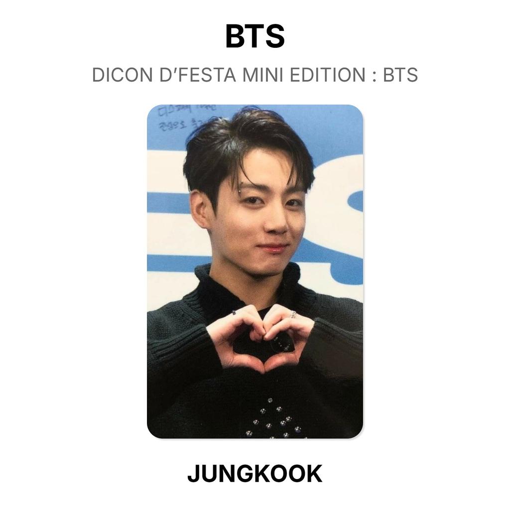 BTS DICON D’FESTA MINI EDITION : BTS Official Photocard