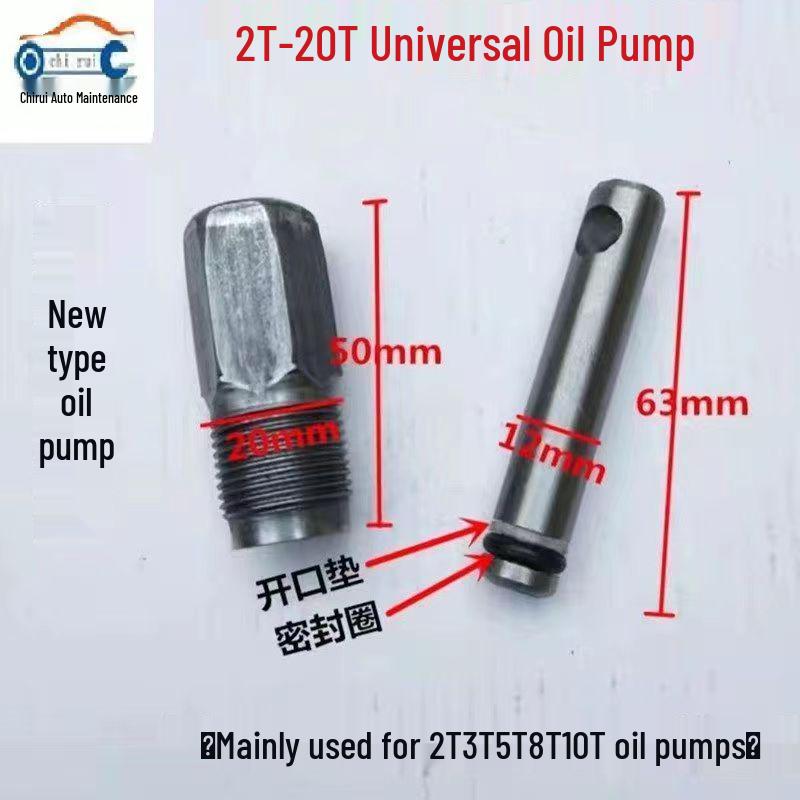 Kit de Reparo Universal para Macaco Hidráulico de Carro com Êmbolo da Bomba de Óleo, Cilindro da Bomba de Ar e Acessórios de Vedação à Prova de Poeira