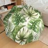1PC Tropical Leaves Pattern Umbrella-8-Rib Reinforced, Automatic Open, Lightweight & Durable, Cute Fashion Accessory for Outdoor-P71