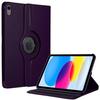 Protective Case - BOOLING - iPad A16 (11 ") - 360° Rotation - Violet - Faux Leather