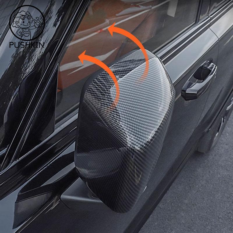 Car Rearview Mirror Cover Trim Frame For HAVAL H9 MKII 2024 2025 Accessories Rear View Mirror Rain Eyebrow Auto Part Style