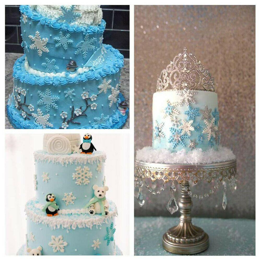 Cake Decorating Candy Jelly Chocolate Baking Mould Snowflake Mold Fondant