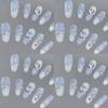 Unique Gel Nail Wraps Long-lasting And Fashionable Coconut Milk Jelly Design