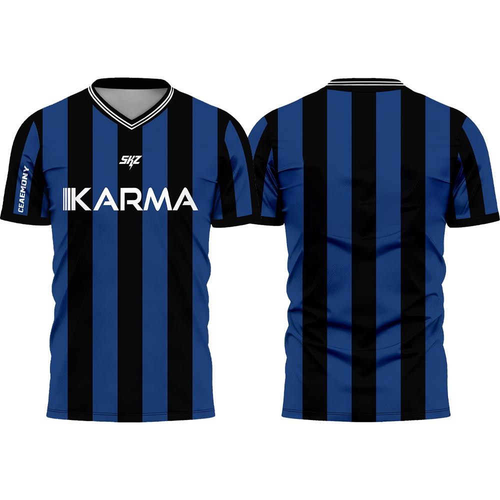 KPOP Stay KARMA Album Fans Support Shirts FELIX BANGCHAN HYUNJIN Y2K Streetwear Loose T-Shirt Unisex Customizable Sports Jersey