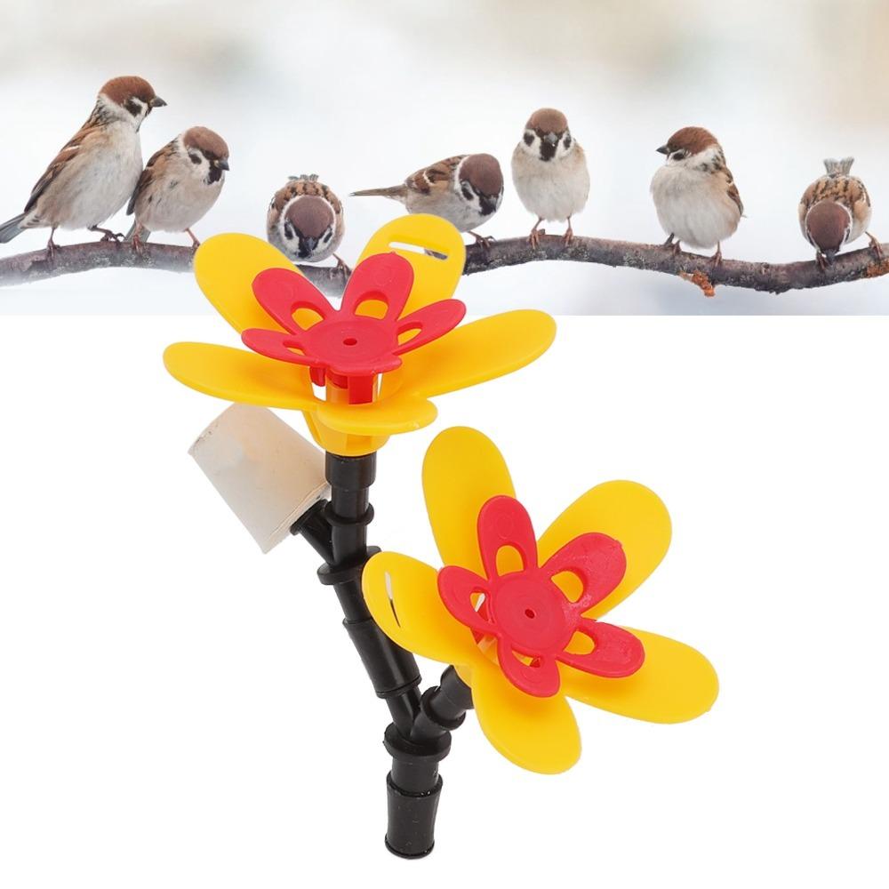 Hanging Design DIY Hummingbird Feeder Dual Flower Hanging Hummingbird Feeder For Courtyard