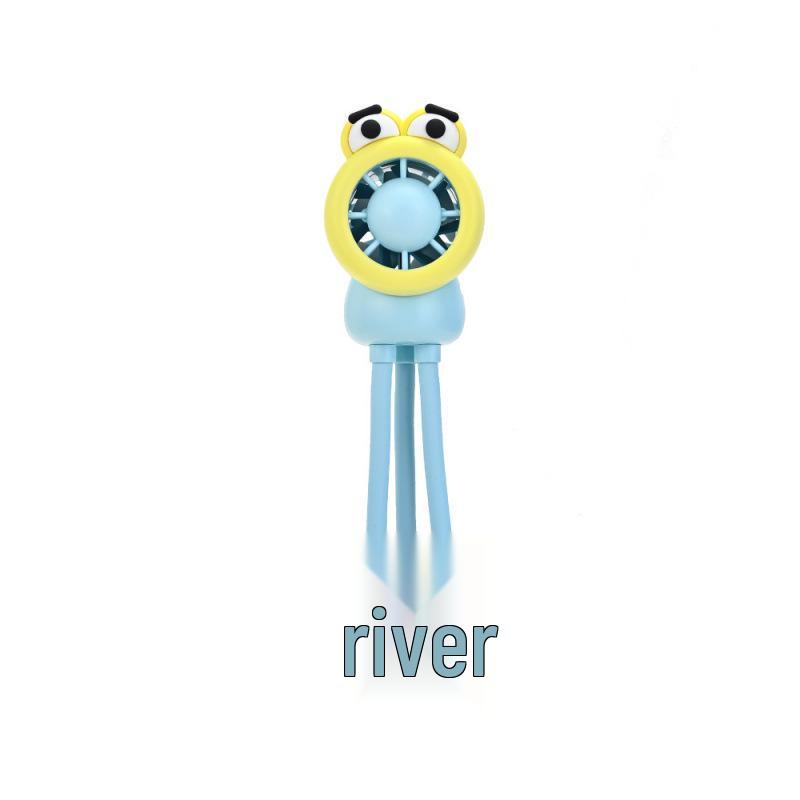 2026 Octopus Mini USB Fan & Phone Holder - Desktop Ornament & Portable Cartoon Electric Fan for Students