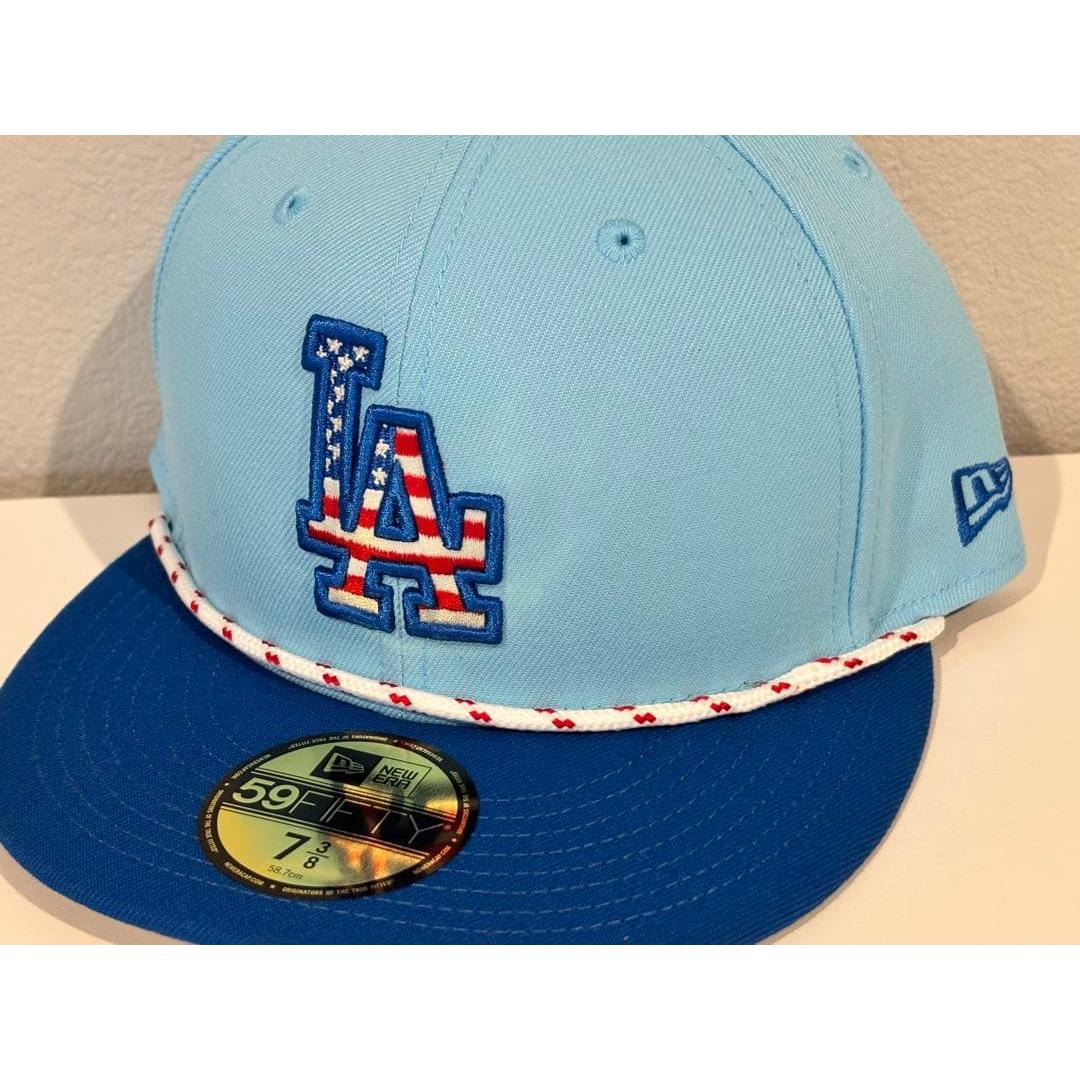 Used New New Era 7 3/8 Dodgers Dodgers 2025 Independence Day