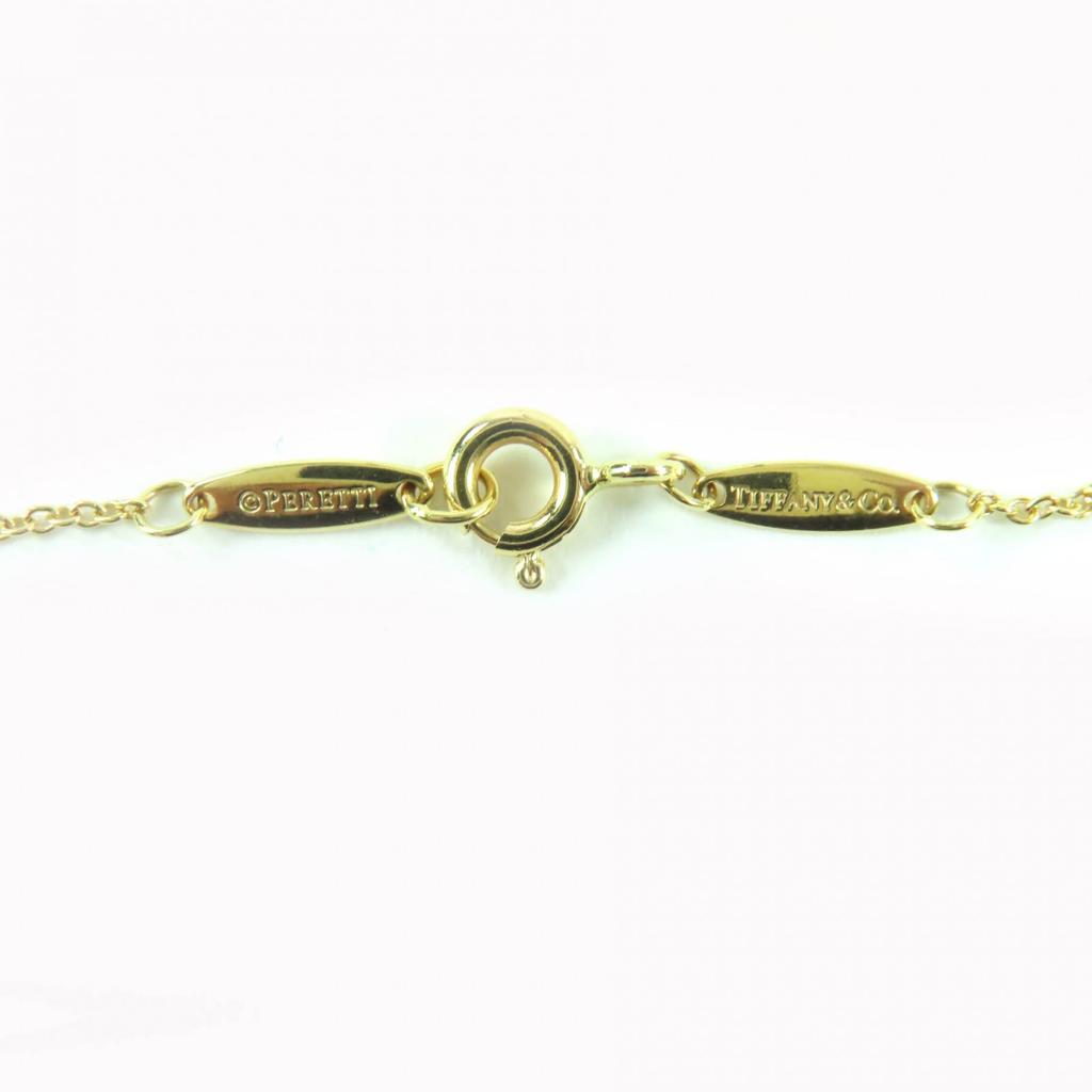 Great TIFFANY&Co. Necklace By the yard Current product 0.08ct 1P diamond AU750 Used