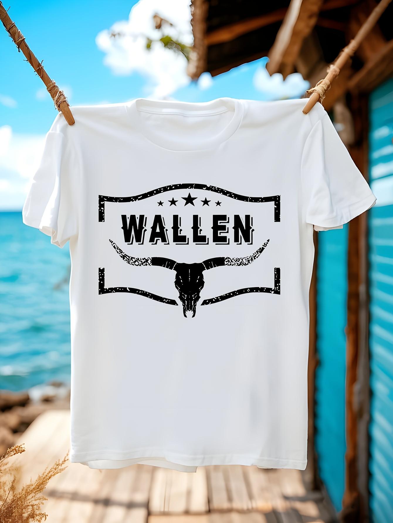 WALLEN Graphic Tshirt Graphic Tshirt - Bold Skull Stars P... L