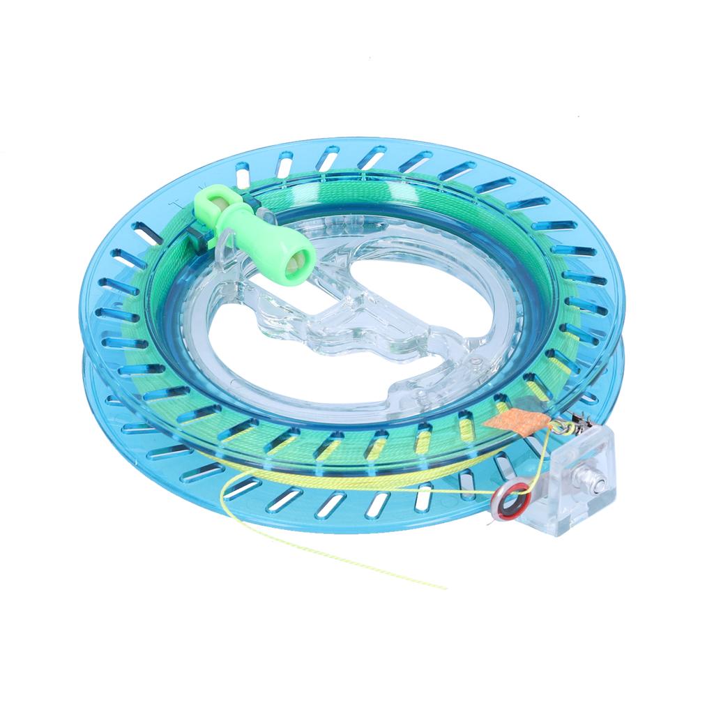 Înfășurător de fir pentru zmeu de exterior, mâner de înfășurare a firului, tambur cu roată de 16 cm cu 100 m de fir