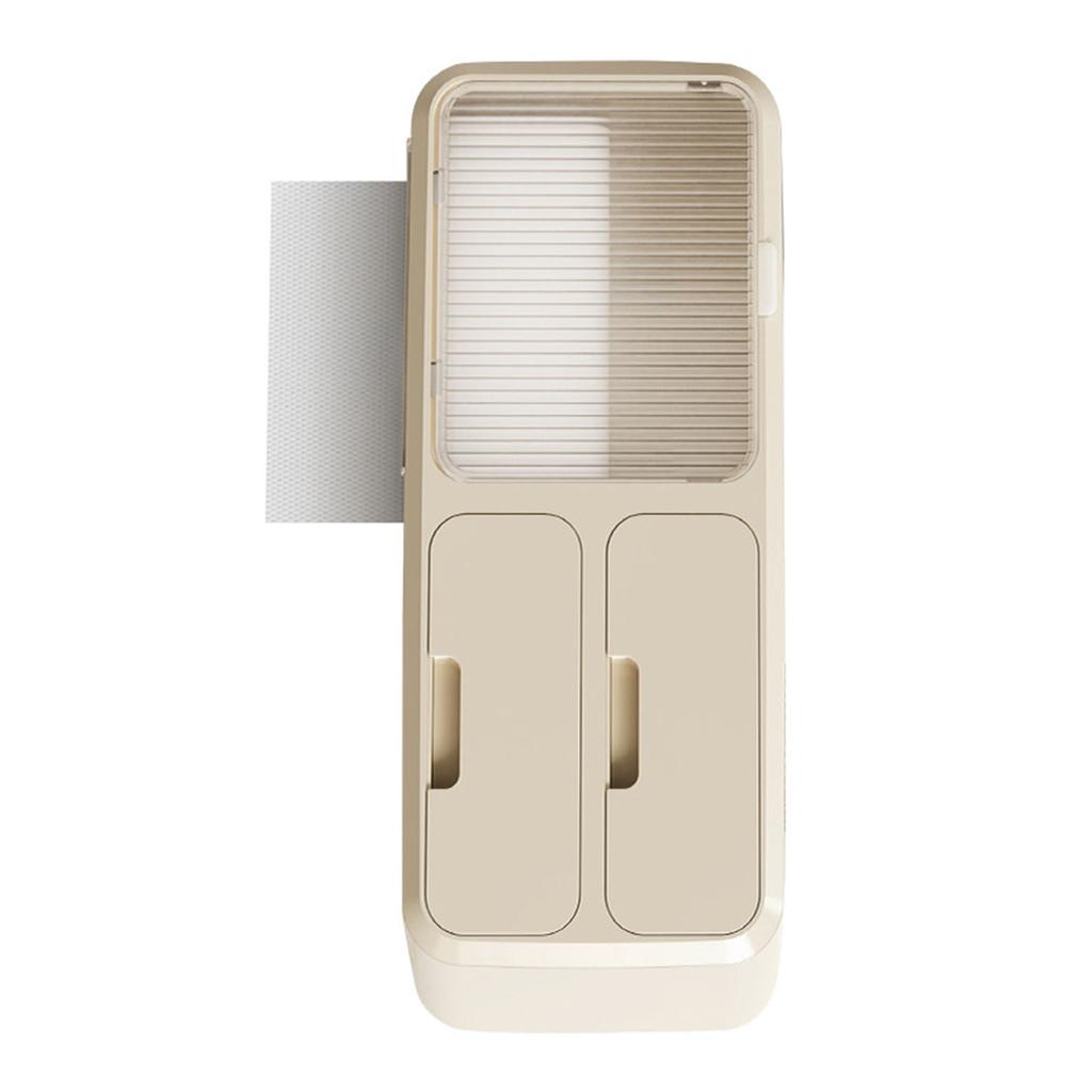 Drill Free Bathroom Tissue Storage Box Waterproof Bathroom Toilet Paper Holder Wall Mounted Toilet