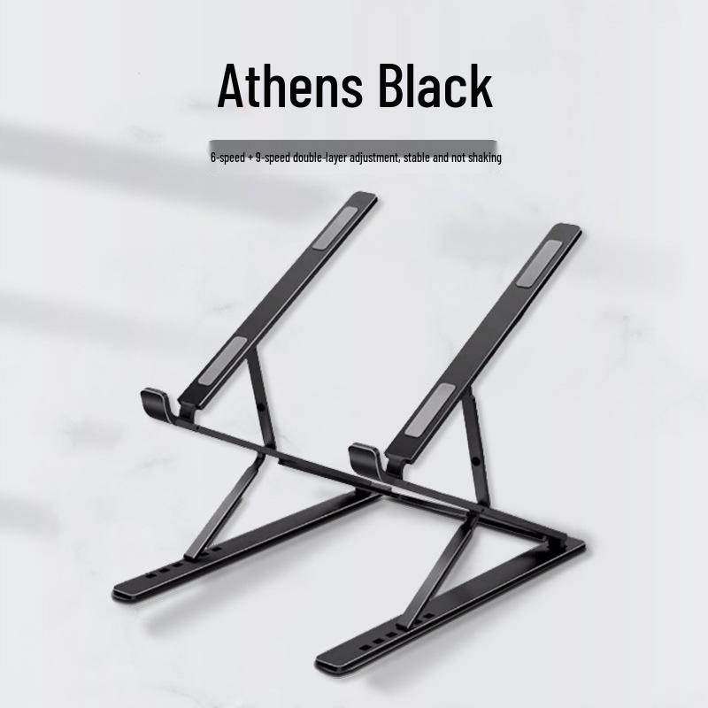 C9Pro Aluminum Foldable Laptop Stand with Wind-Cooled Heat Dissipation and Height Adjustment