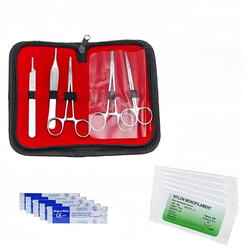 Surgical Suture Kit Practice Set: Forceps Set—Essential for Medical Students To Quickly Improve Skills On Skin Models