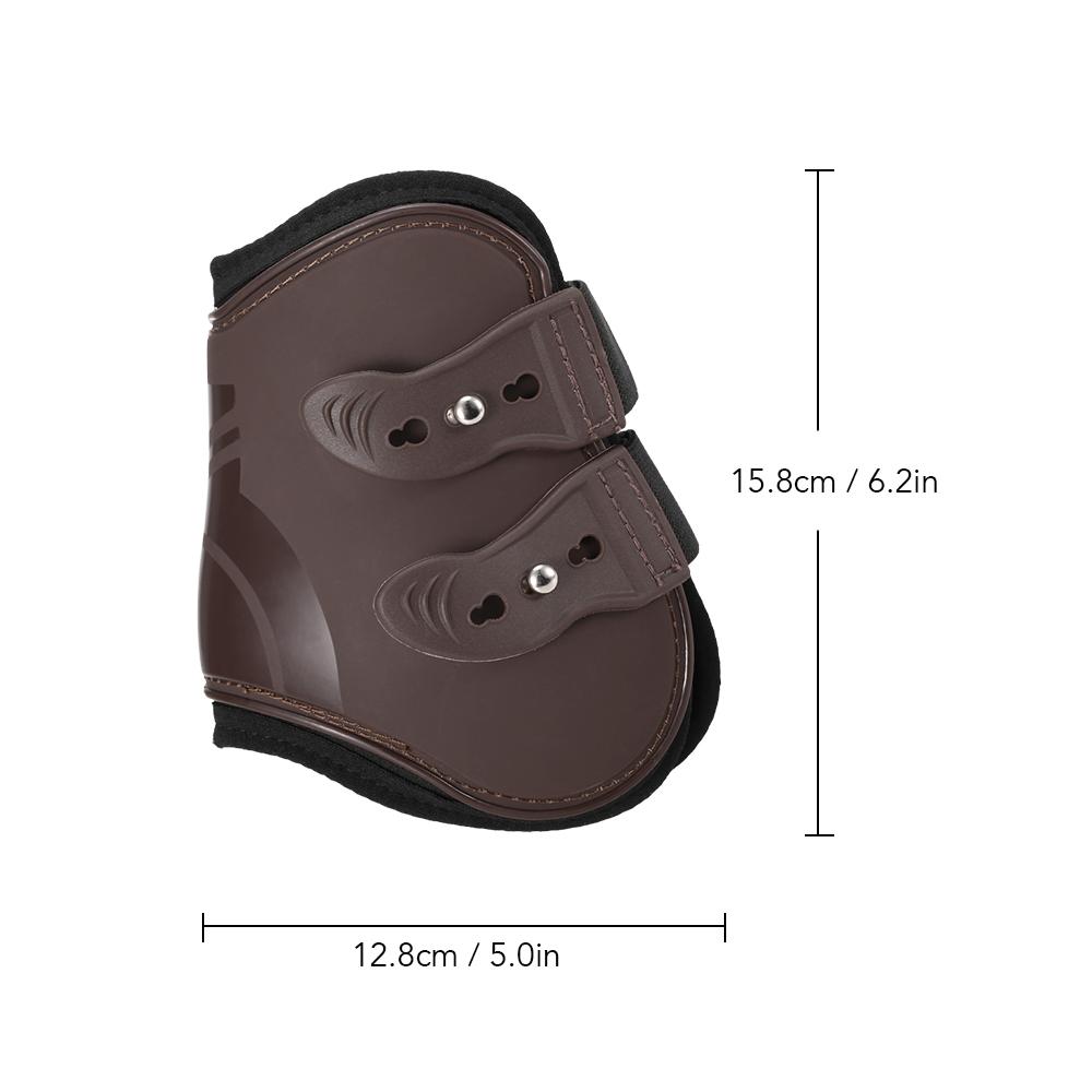 2/4PCS Front Hind Leg Boots Adjustable Horse Leg Boots Equine Front Hind Leg Guard Equestrian Tendon Protection Horse Hock Brace