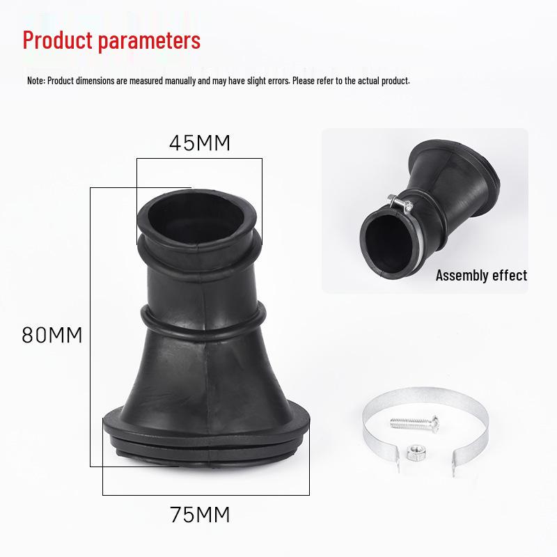 Yibaike Filter Connector for Honda CG125, Zhujiang ZJ, Xingfu XF Motorcycles