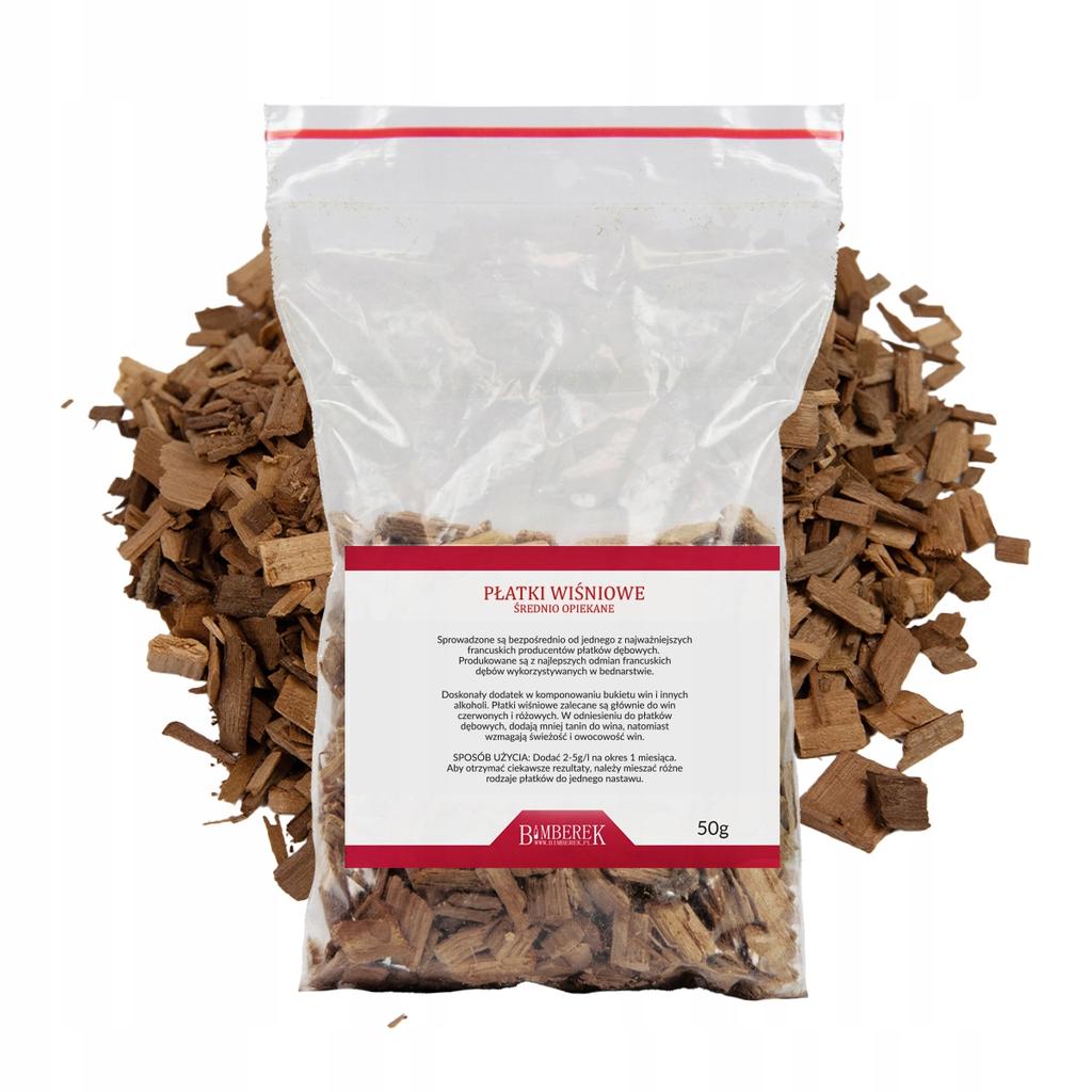 French Cherry Oak Flakes 50G Moonshine Alcohol Wine