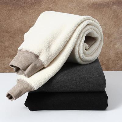Winter Lambswool High-Waisted Fleece-Lined Cashmere Pants for Men & Women - Slimming Thermal Wear