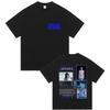 Zangeres Aitana Cuarto Azul Tour 2025 Print T-shirt Unisex Dames Hip Hop Fans Kleding Korte Mouw T-shirts Tops Puur Katoen T-shirt