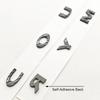 3D ABS Car Bagde Chrome Black Countryman Letters Logo Emblem Trunk Sticker Accessories For BMW MINI Cooper S R60 F60 U25 JCW R53 Uo2