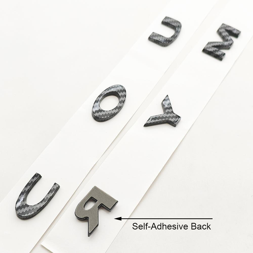 3D ABS Car Bagde Chrome Black Countryman Letters Logo Emblem Trunk Sticker Accessories For BMW MINI Cooper S R60 F60 U25 JCW R53 Uo2