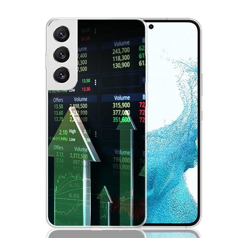 Trade Investment Forex Stock Market Phone Case For Samsung Galaxy S26 S25 Edge S24 S23 FE S22 Ultra S21 Plus S20 + Fundas Cover