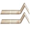Tablero Bunkie Tamaño Individual, Listones Plegables para Cama de 10 mm con Conexión, Soporte de Madera para Colchón para Cama Tamaño Individual, Soporte Debajo de los Tableros del Colchón,