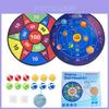Large Double-sided Target For Cross-border Children's Dartboard Set Indoor Parent-child Game Toy With Sticky Balls