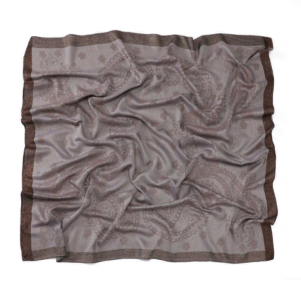 100X100Cm Women Paisley Pattern Malaysian Breathable Square Headscarf Arabian Scarf Middle East Dubai Turkey Palestinian Hijabs