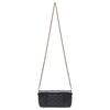 Saint Laurent Ysl Gaby Gold Logo Stepp Lammleder Schulter Crossbody Handy Tasche Damen Taschen Schwarz 742579-1EL07-1000