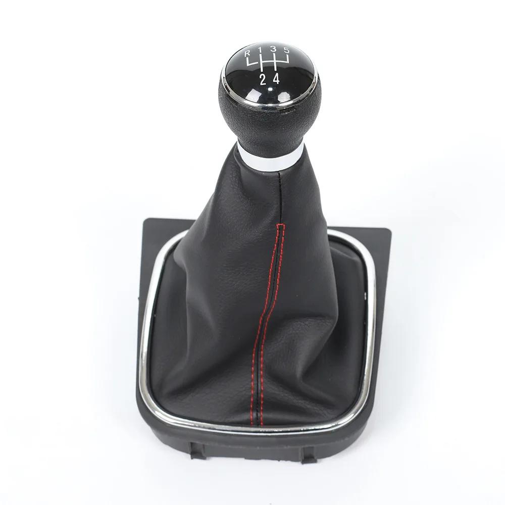 5/6Speed Suitable for Sagitar Golf Jetta Dust Cover Gear Lever Set Car Gear Lever Clothing Ball Head Accessories GearShift Cover