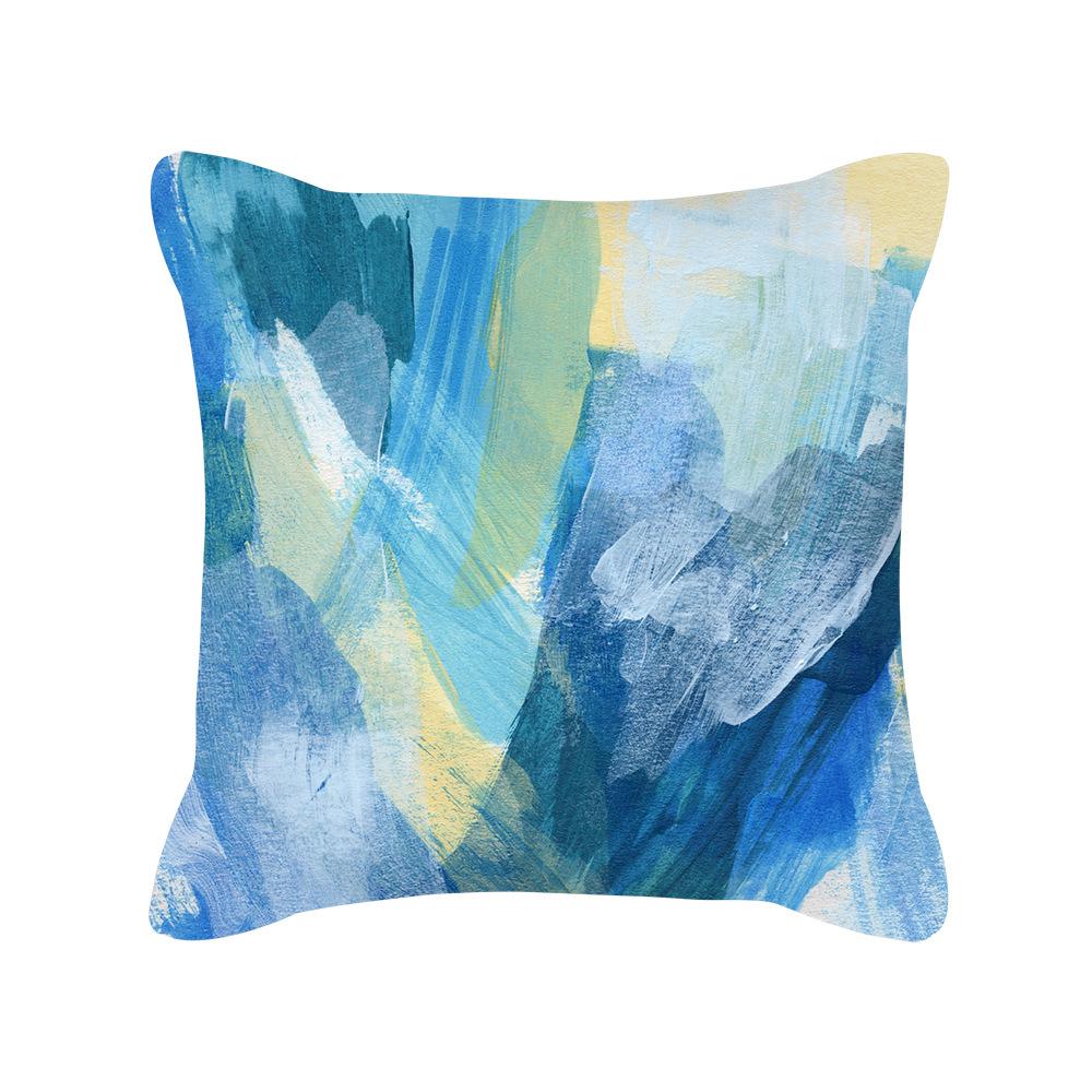 Pillow Nordic Abstract Decoration Home Sofa Bedside Cushion Cover Plush Pillow Cover