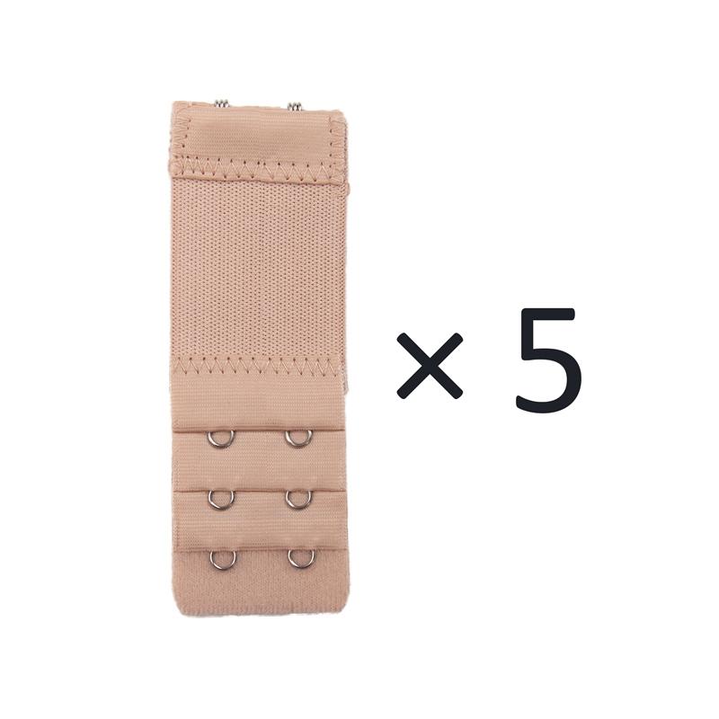 5Pcs/set 2 Hook Bra Extender for Women's Elastic Bra Extension Strap Hook Clip Expander Adjustable Buckle Intimates Accessories