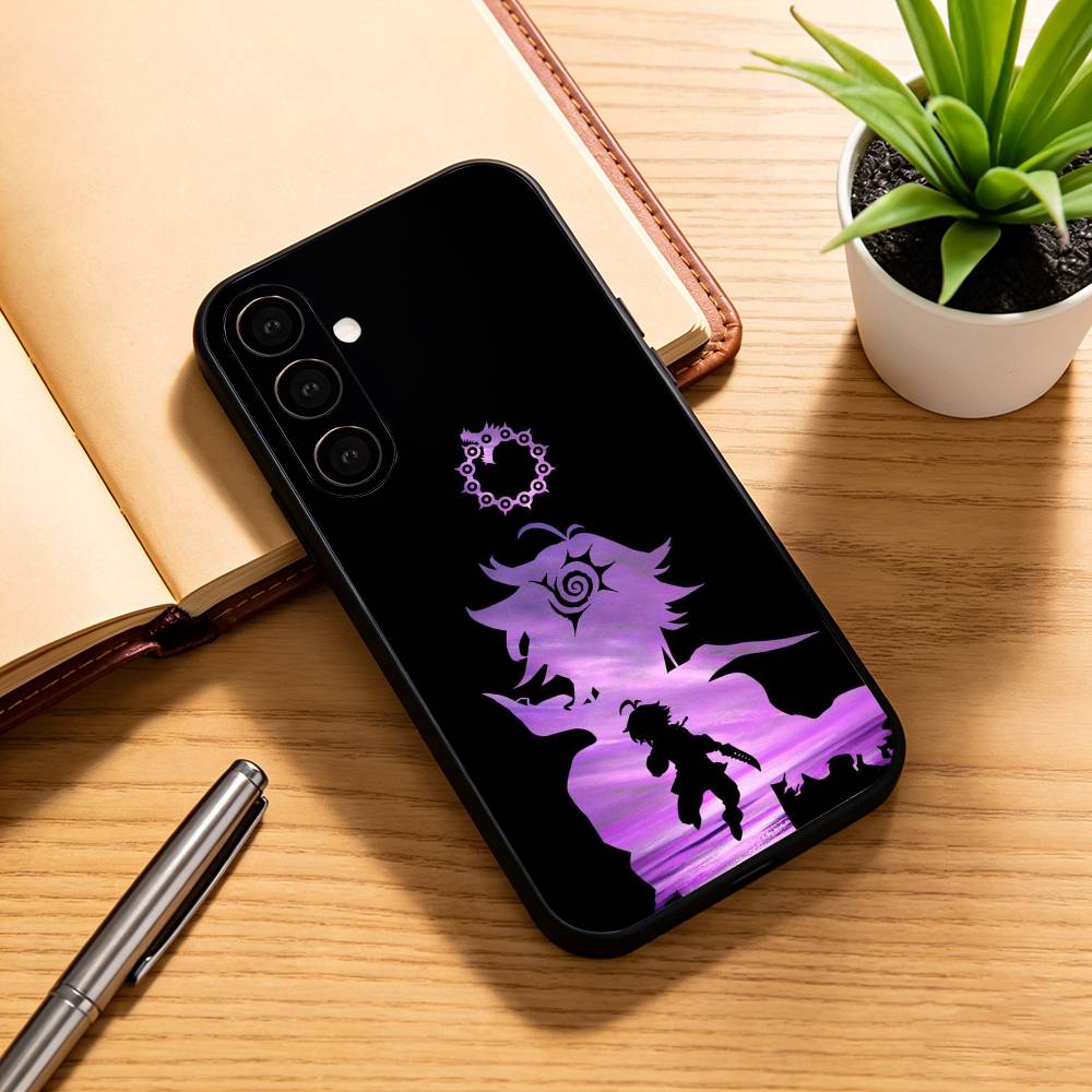T-The Seven Deadly S-Sins Phone Case For Samsung Galaxy A73,A72,A71,A70,A53,A52,A51,Others Soft Black Cover