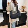 Bag Women's Bag Large Capacity Autumn and Winter New Sponge Bag Soft Waxy Shoulder Tote Bag Versatile Retro Messenger Women's Bag