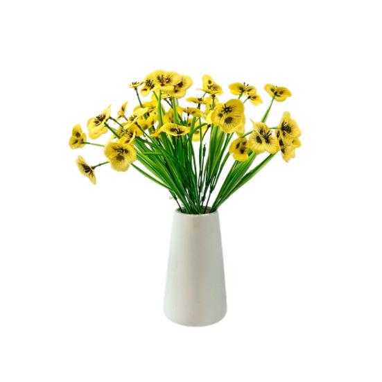 Artificial Flower Decorative Bright Colors Exquisite Shapes Never Fade Lifelike No Maintenance No Watering Natural Fake Flower