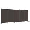 VidaXL Cloison de Séparation 5 Panneaux Séparateur de Pièce Pliable Diviseur Écran d'Intimité Paravent Décoration Salon 350267