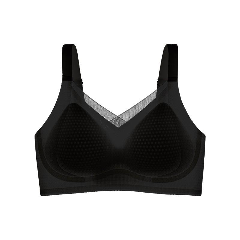Cool Seamless Bras Women Thin Push Up Breathable Support Small Large Cups