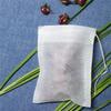 100 Disposable Drawstring Non-woven Tea Bags, Seasoning Bags, Filter Bags