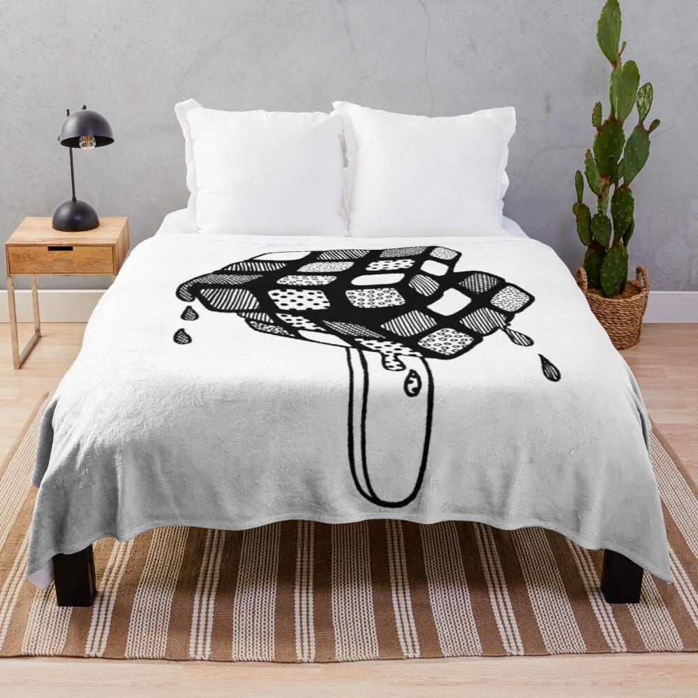 Color Rubik'S Cube Pattern Flannel Blanket Digital Printing Blanket Bedspread Leisure Sofa Blanket