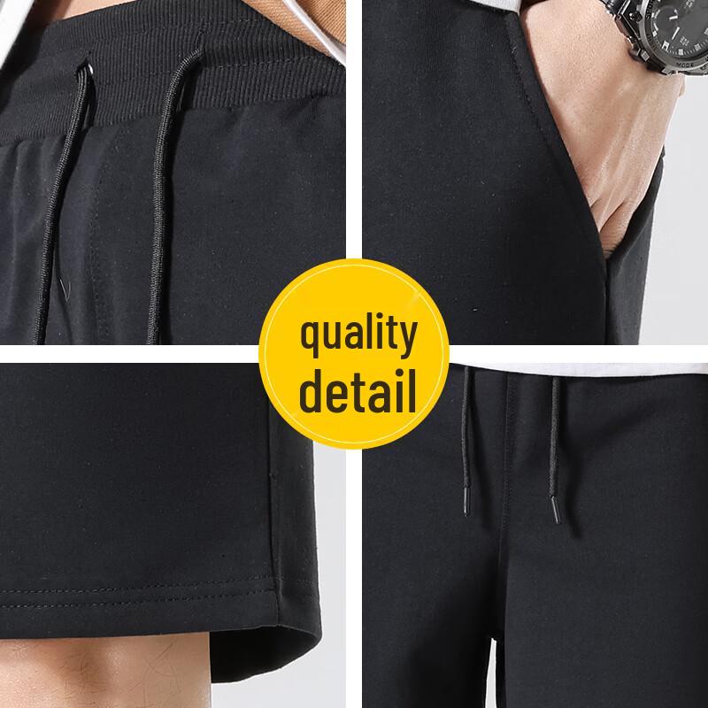 ROMON Men's Ice Silk Blend Loose Summer Shorts