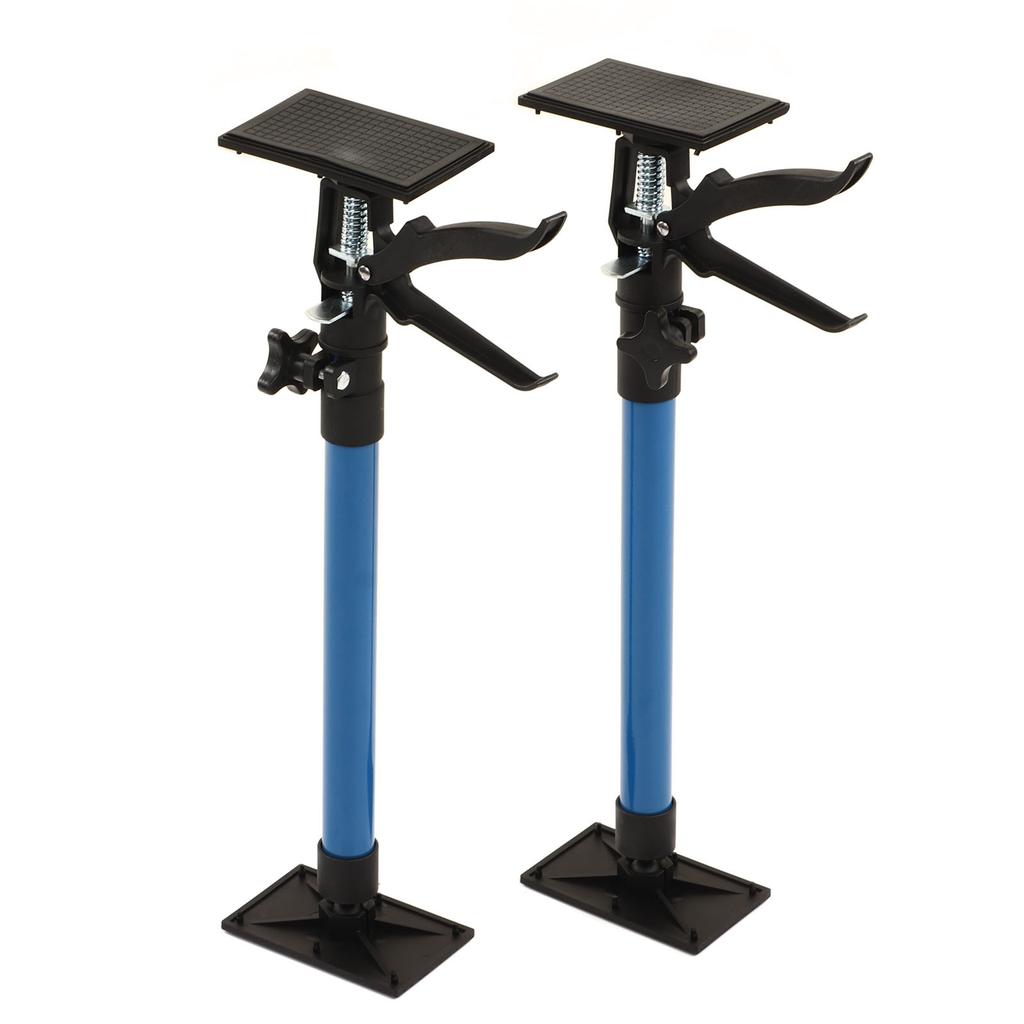 2Pcs Cabinet Support Extension Pole with 4 Plate Hanging Cabinet Extendable Telescopic Support Rod 50‑115cm