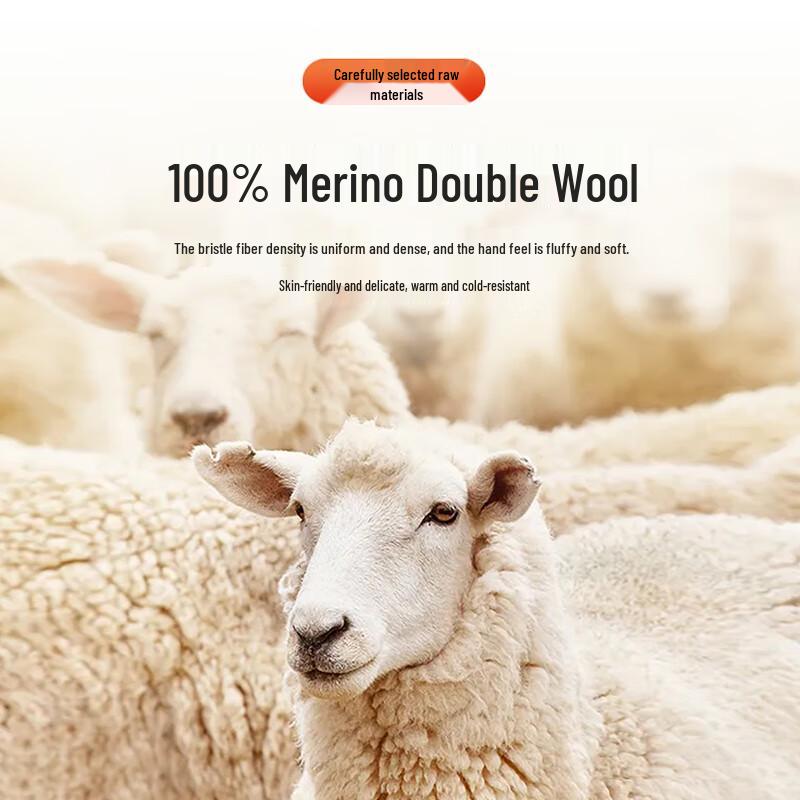 Men's 100% Merino Wool Crew Neck Sweater