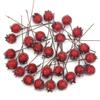 Weihnachts-Simulations-Schaumbeeren-Granatapfelblüten- und Weinreben-Kranz-Arrangement